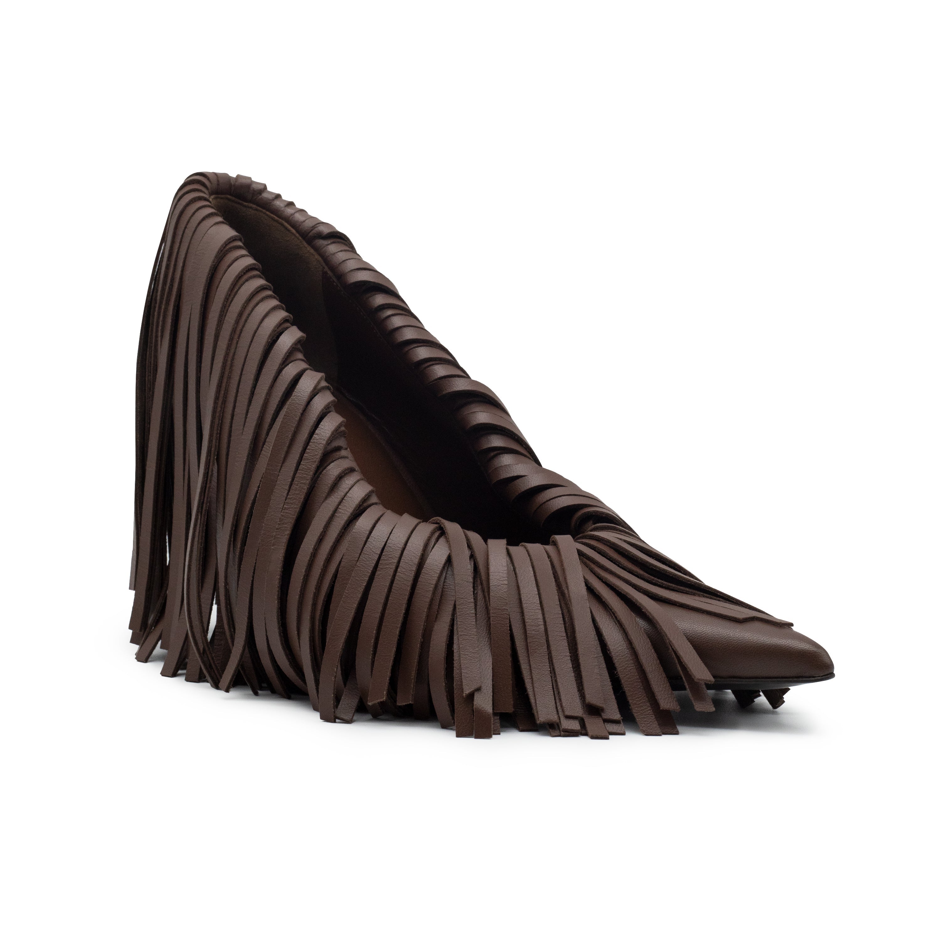 AMELIA FRINGES NAPPA IN TIRAMISU'