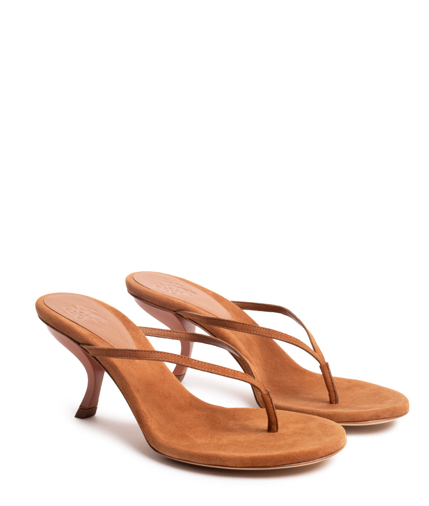 AURORINA SUEDE LEATHER IN CARAMEL