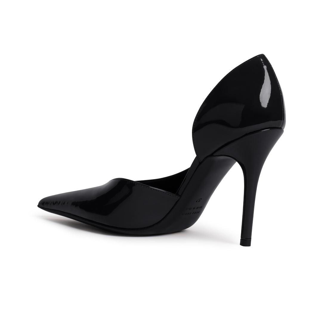 BARBARA PATENT BLACK