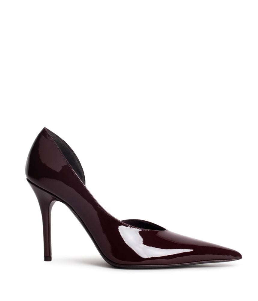BARBARA PATENT LEATHER IN BURGUNDY