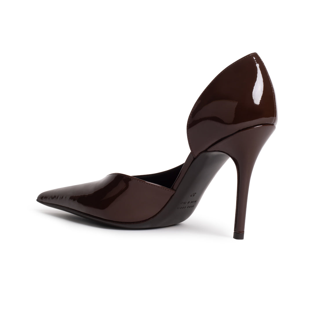 BARBARA PATENT CHOCOLATE