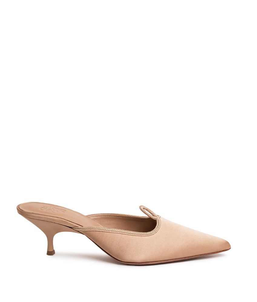 ELIZA SATIN IN CHAMPAGNE