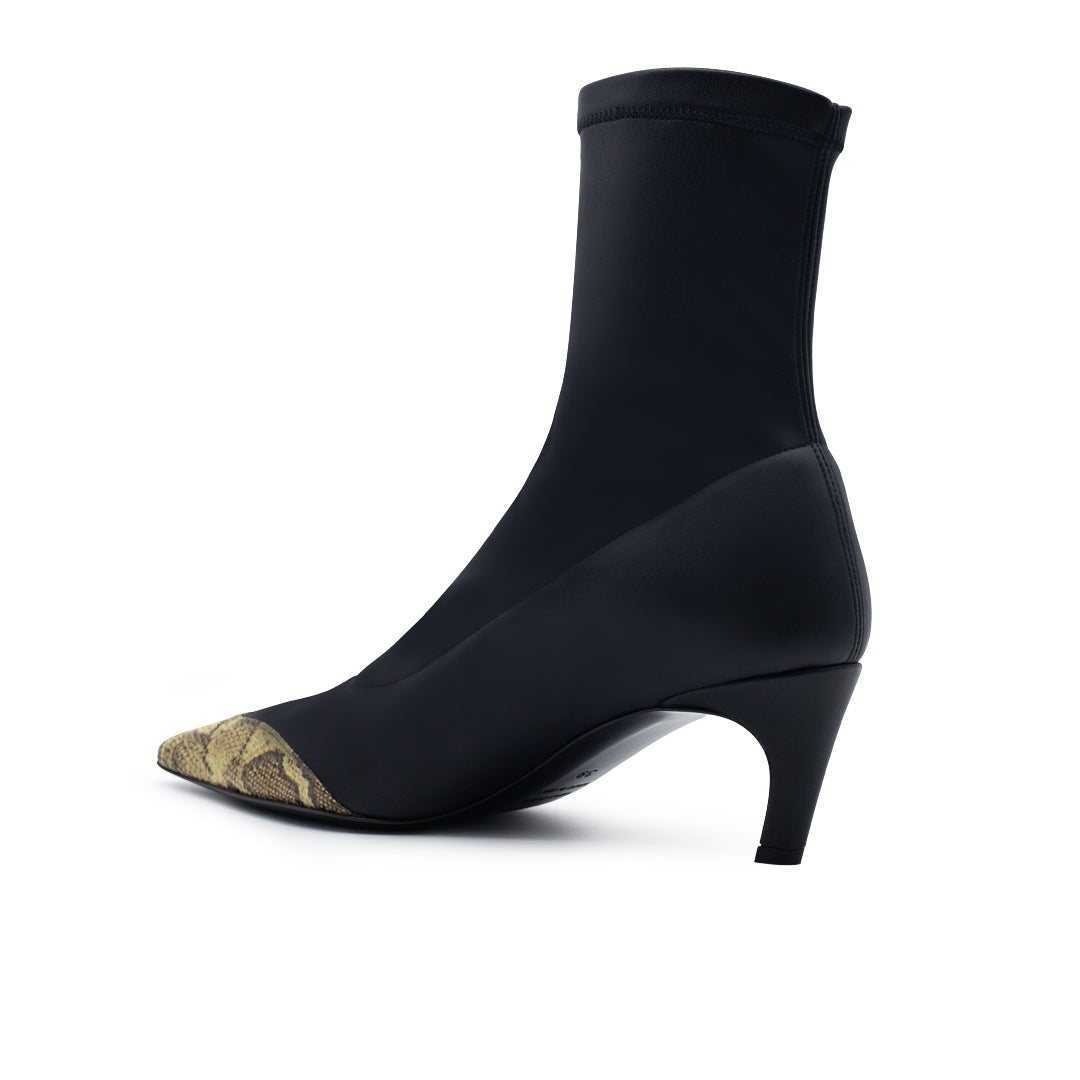 FRANCES SYNTHETIC LEATHER STRETCH BLACK E PYTHON