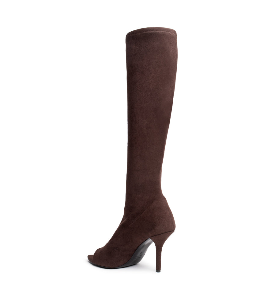 FREYA BOOT SUEDE LEATHER STRETCH IN TIRAMISU'