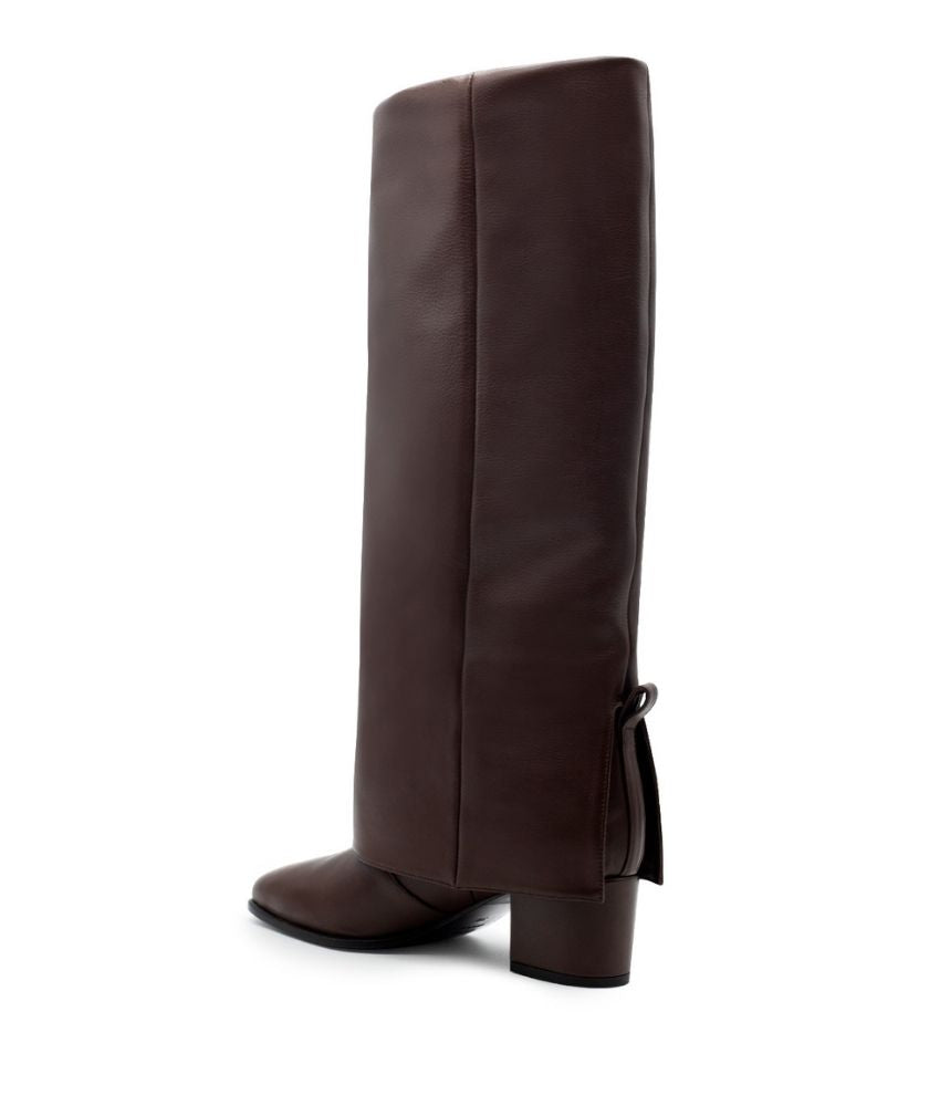 GEORGINA CALF LEATHER IN BROWN