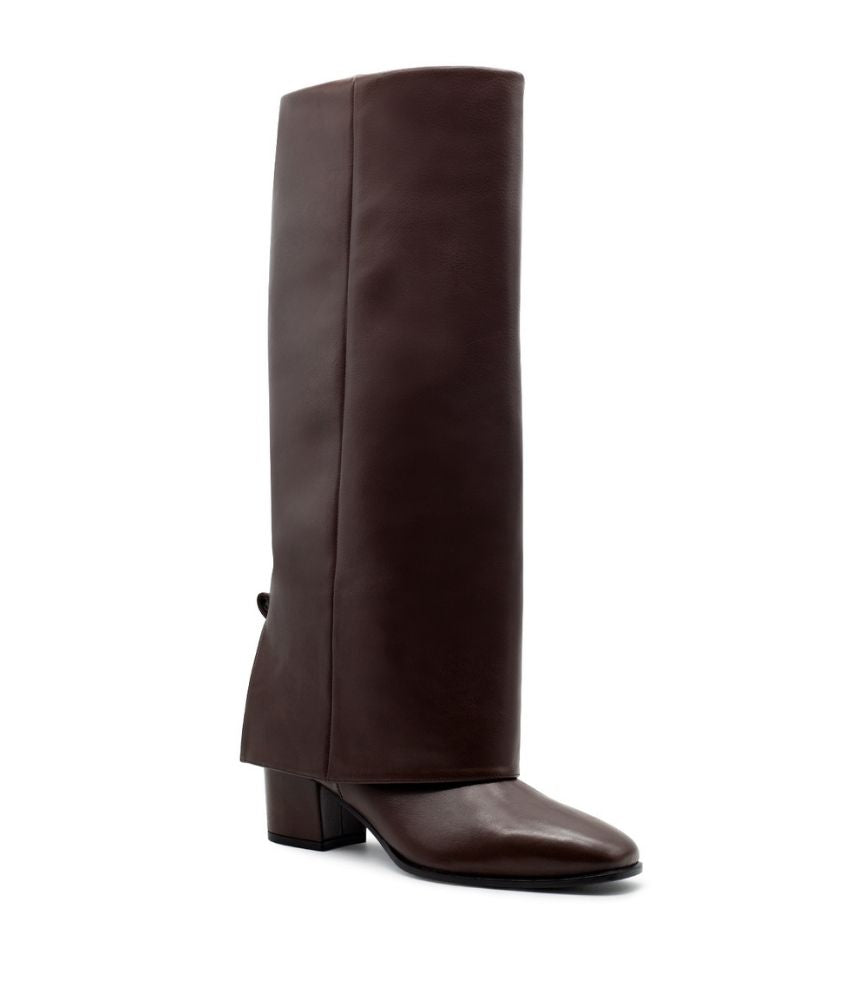 GEORGINA CALF LEATHER IN BROWN