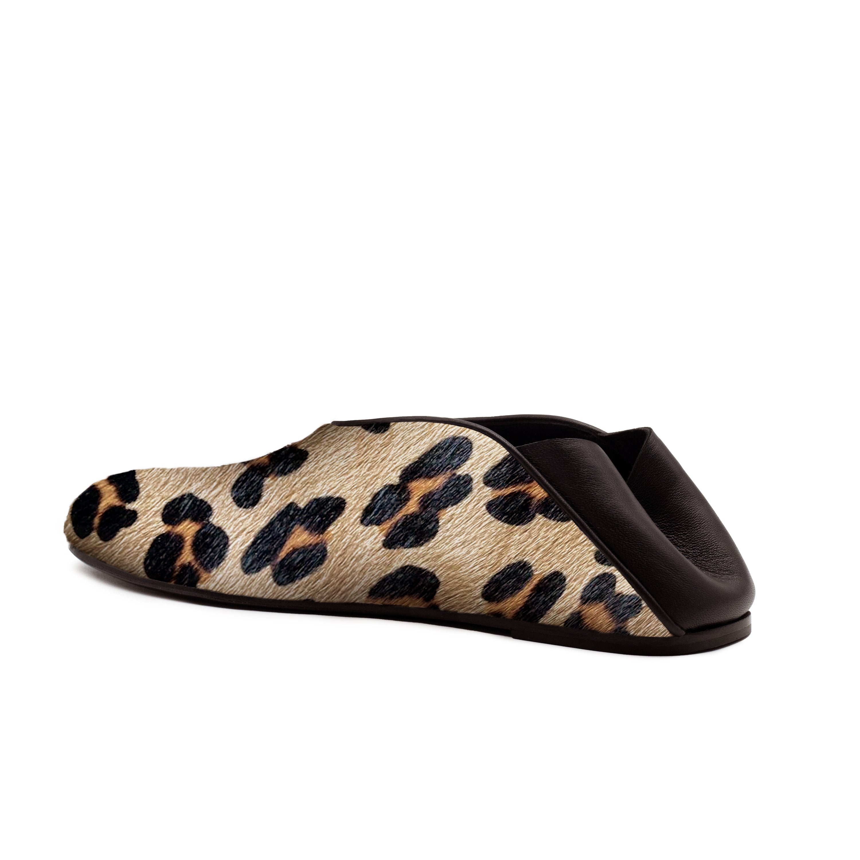 GRANNY SLIPPER LEOPARD
