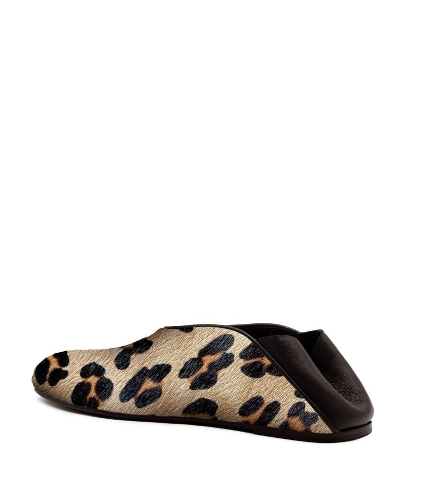 GRANNY SLIPPER IN LEOPARD