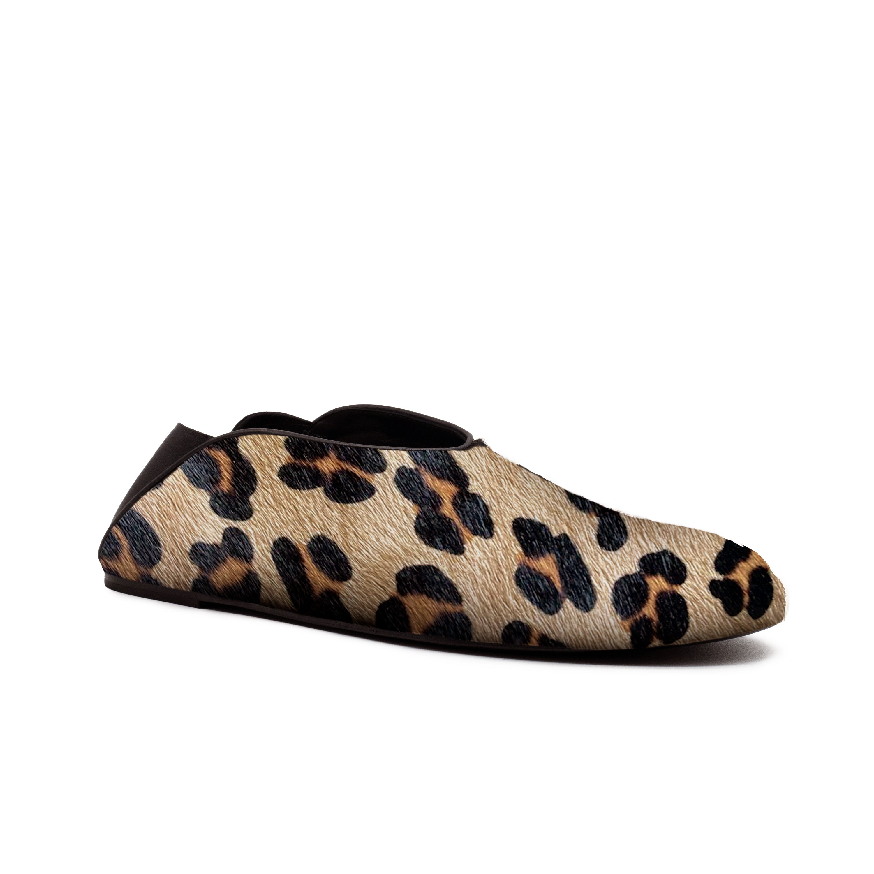 GRANNY SLIPPER LEOPARD