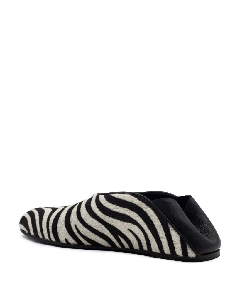 GRANNY SLIPPER IN ZEBRA
