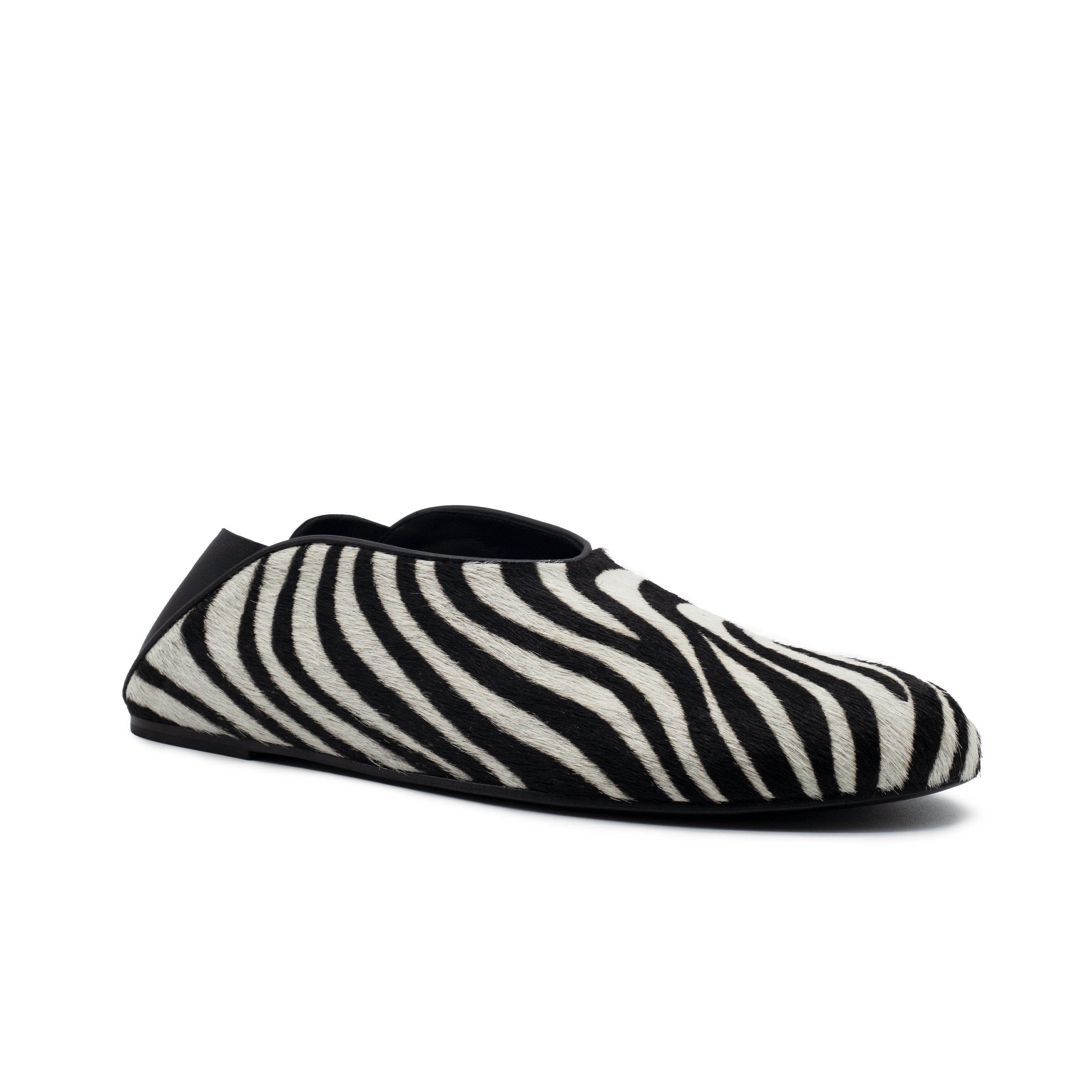 GRANNY SLIPPER ZEBRA