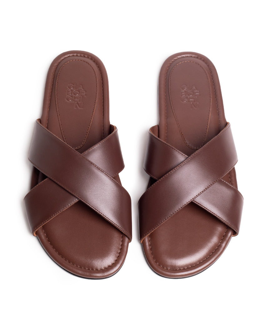 HINA CALF LEATHER IN TIRAMISU'