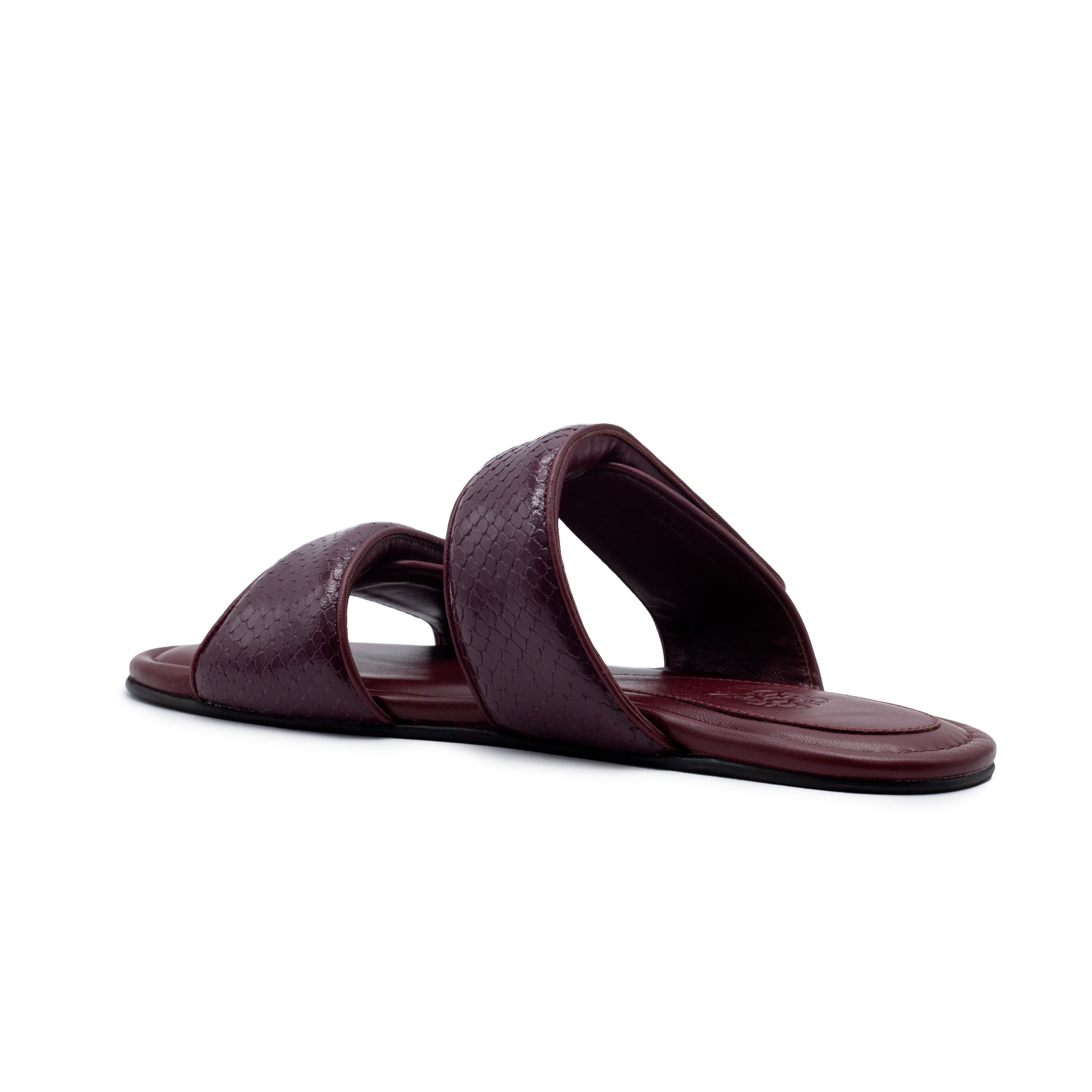 JULIANNE PYTHON BORDEAUX