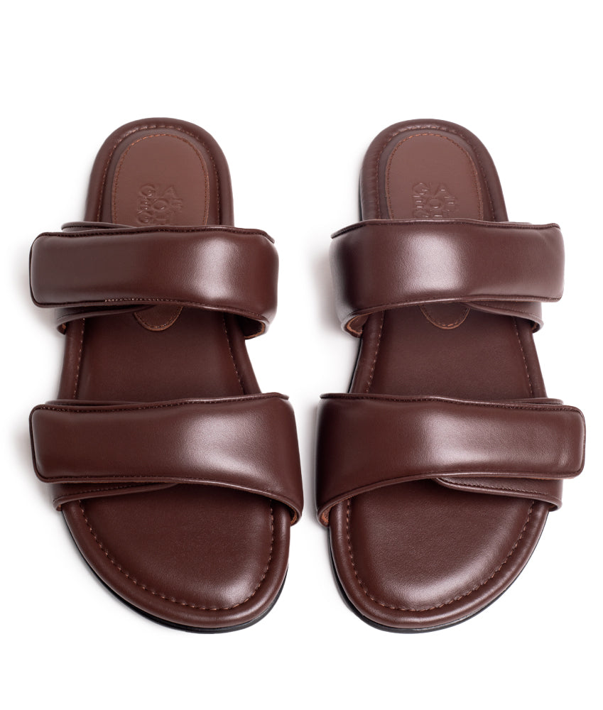 JULIENNE CALF LEATHER IN TIRAMISU'