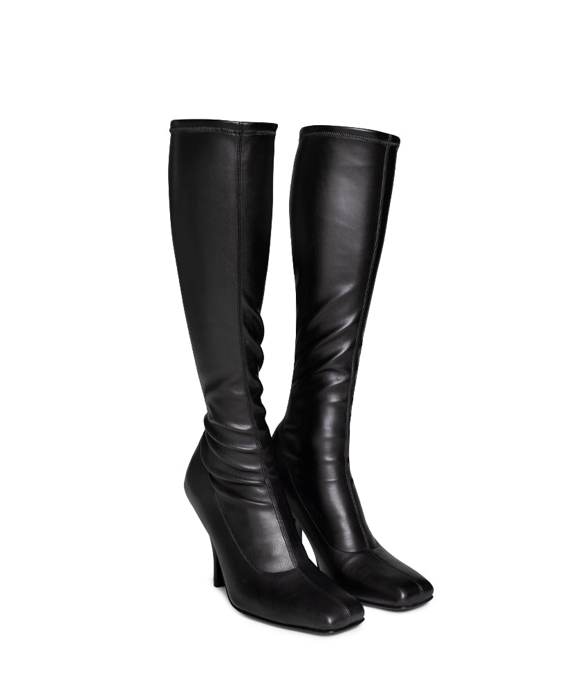 LOLITA SYNTHETIC LEATHER IN BLACK