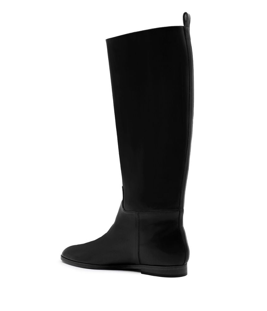 MARTA SHINY CALF LEATHER IN BLACK