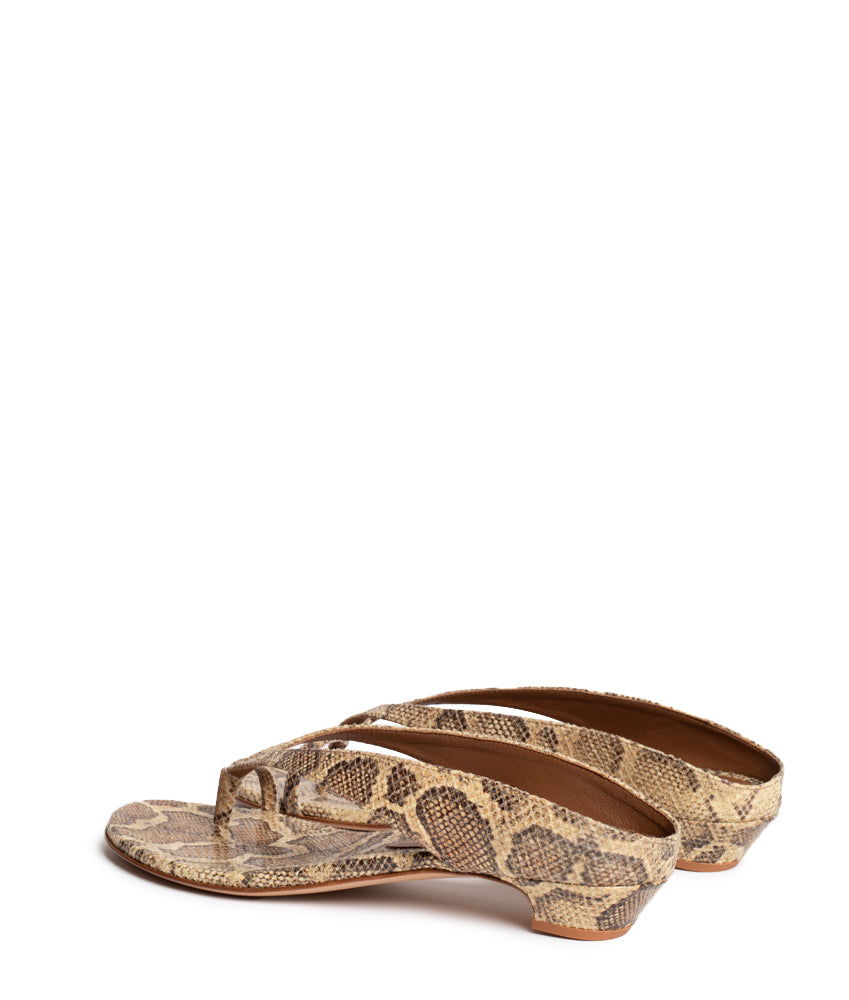 MIGUELA SYNTHETIC LEATHER IN PYTHON