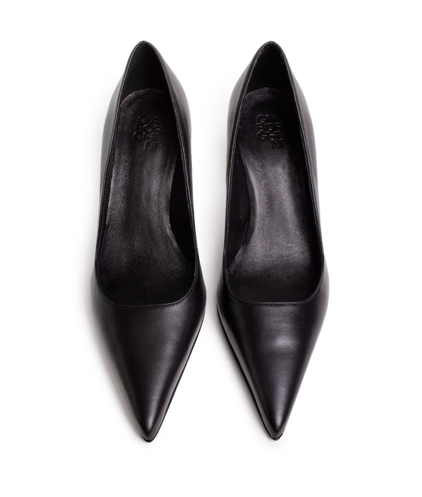 MONSERRAT NAPPA LEATHER IN BLACK