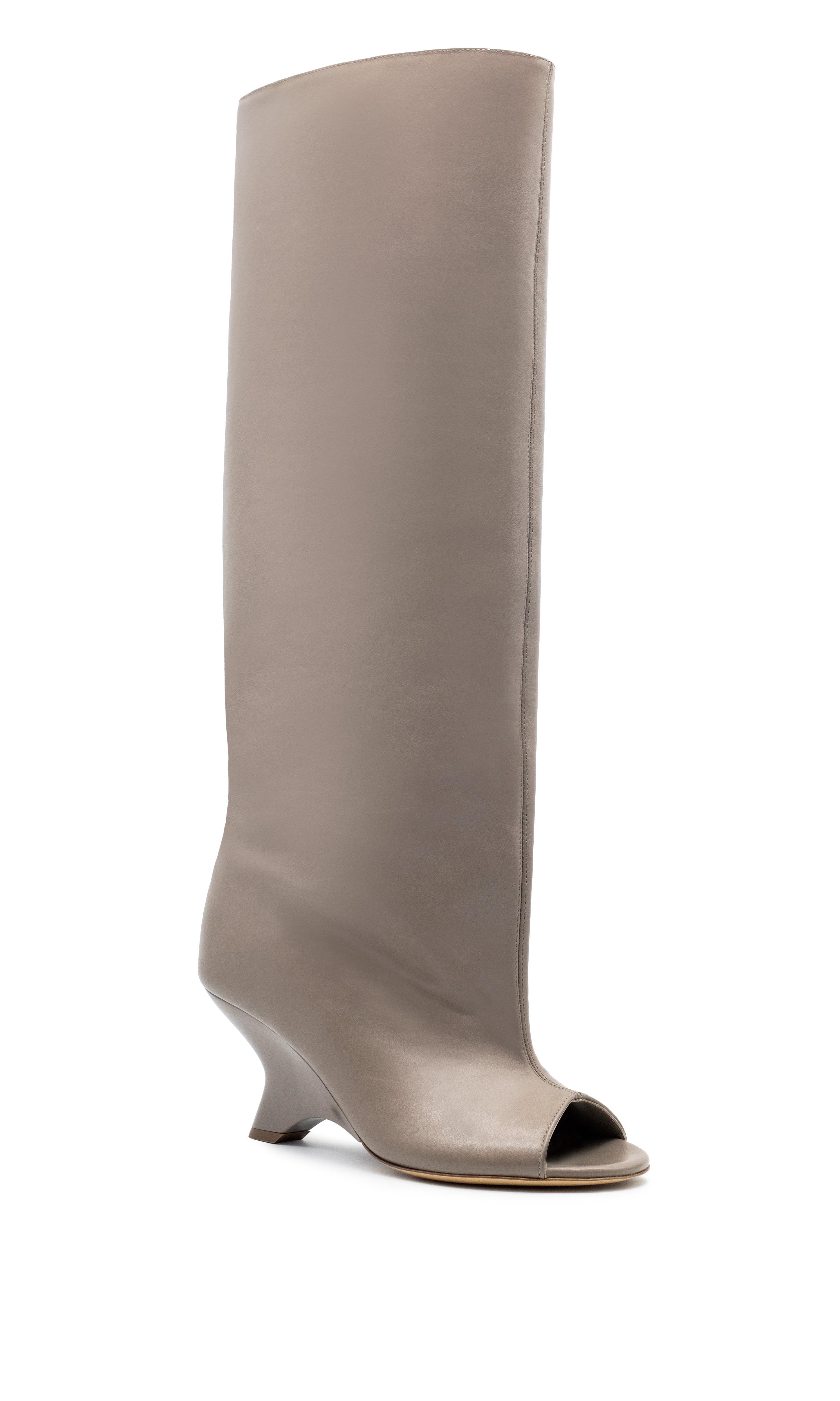 NINETTE CALF LEATHER TAUPE