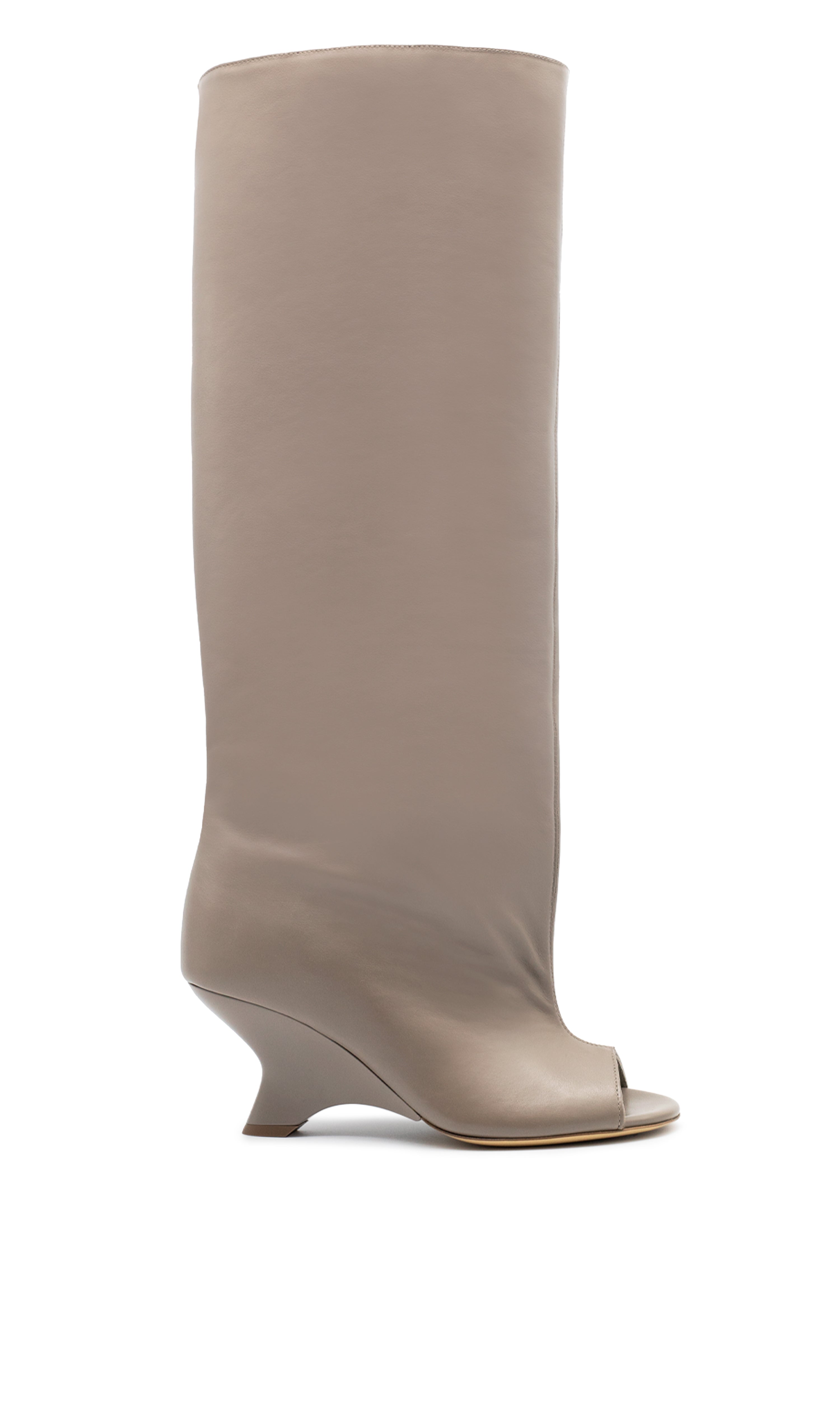 NINETTE CALF LEATHER TAUPE