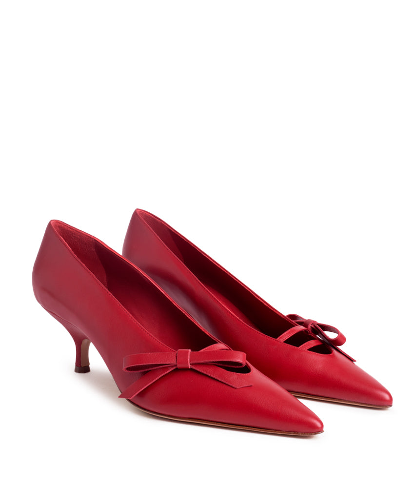 OLI CALF LEATHER IN CHERRY