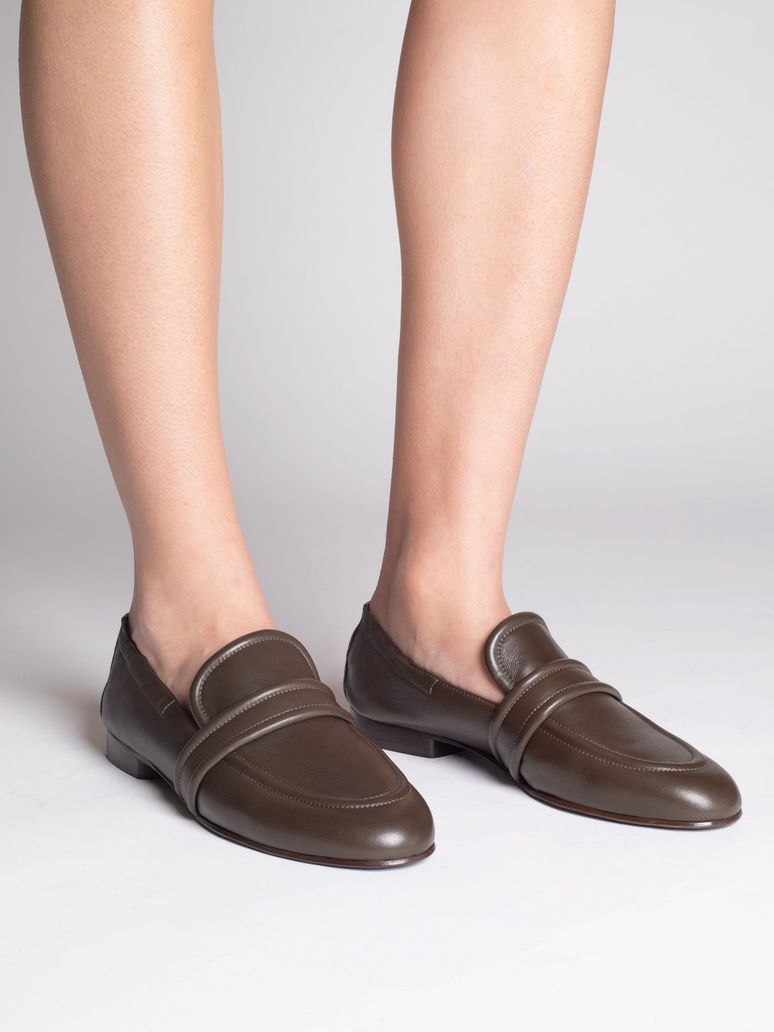 PAULA NAPPA LEATHER IN CHOCOLATE