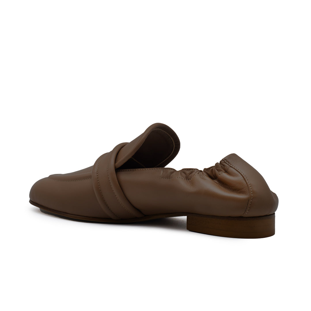 PAULA NAPPA LEATHER IN CHOCOLATE