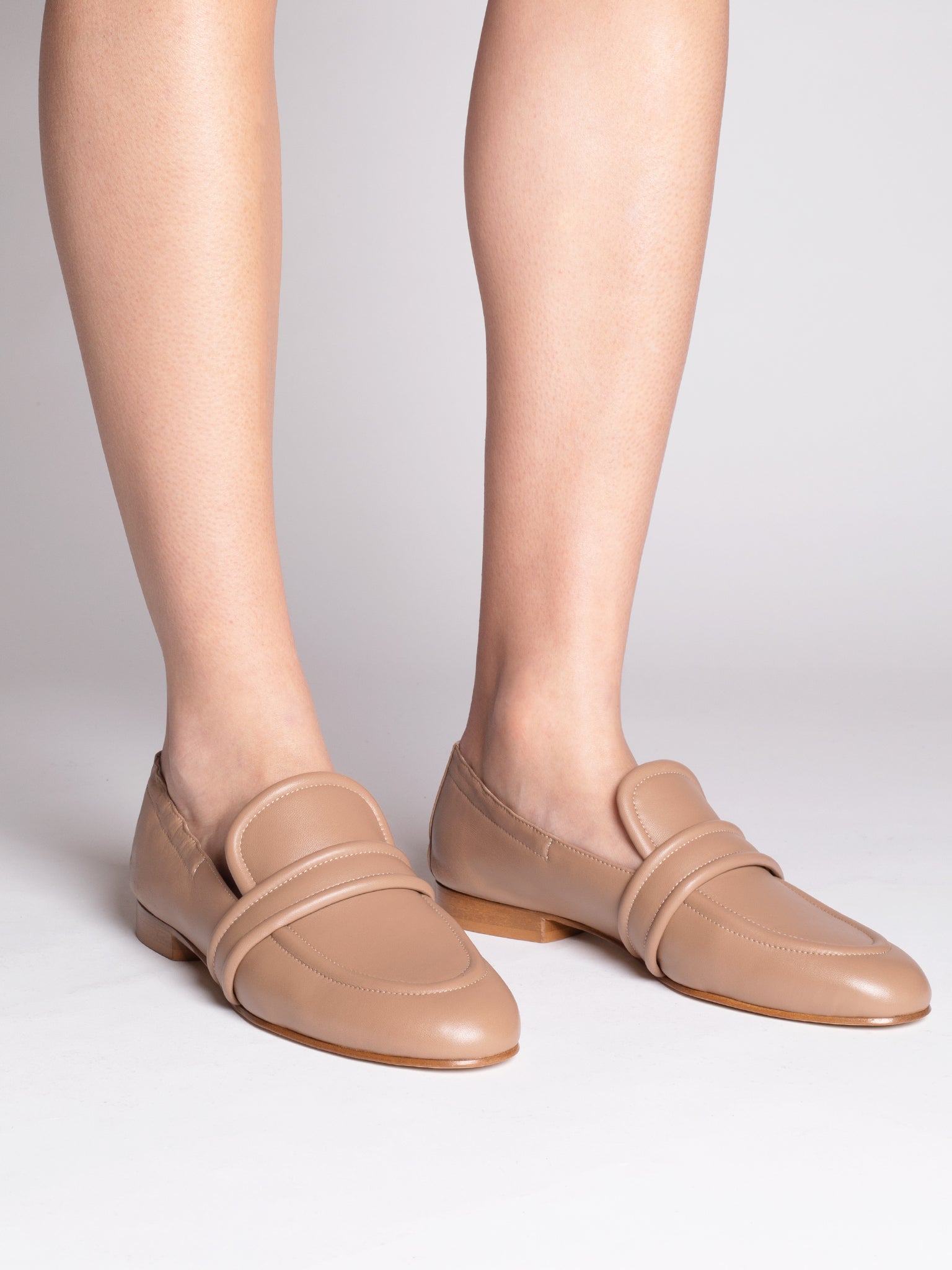 PAULA NAPPA LEATHER MOCHA