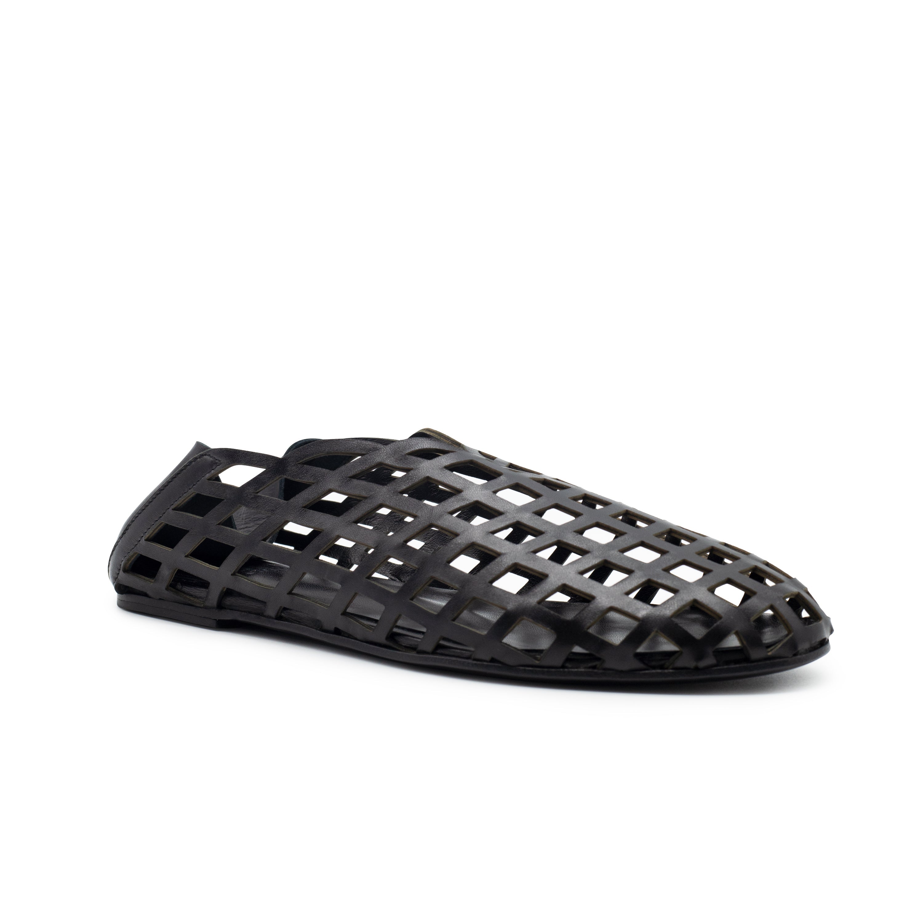 PEEK-A-BOO BALLERINA NAPPA BLACK