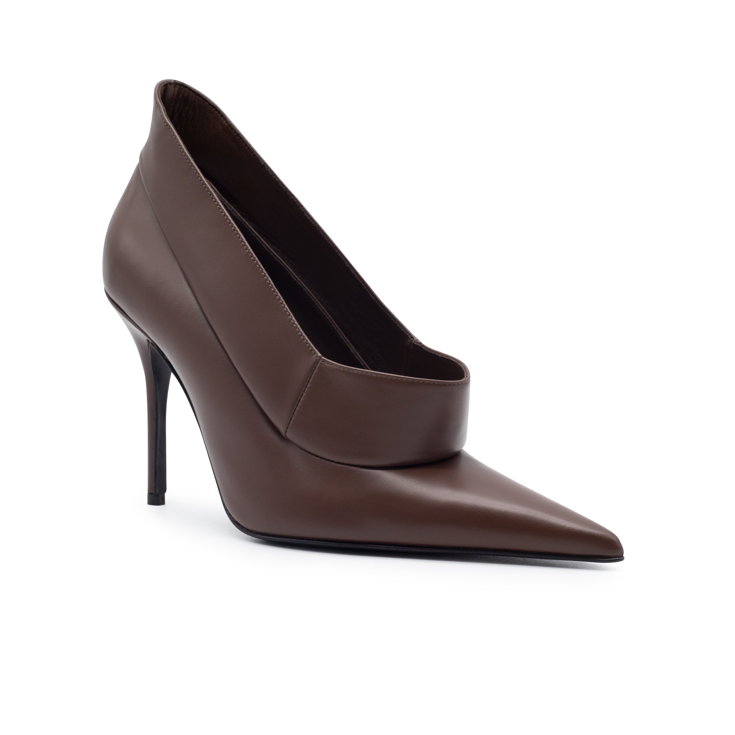 RAE CALF LEATHER IN CHOCOLATE