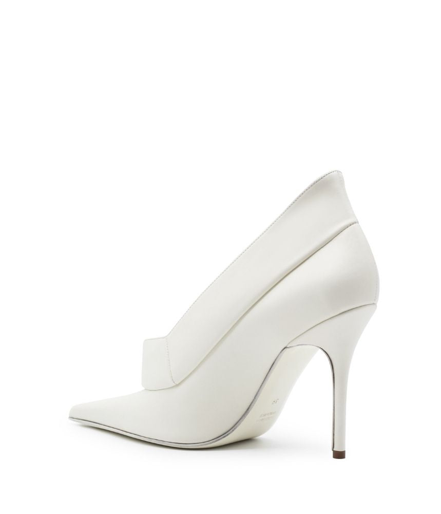 RAE CALF LEATHER IN WHITE MILK