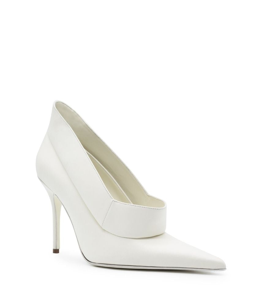 RAE CALF LEATHER IN WHITE MILK