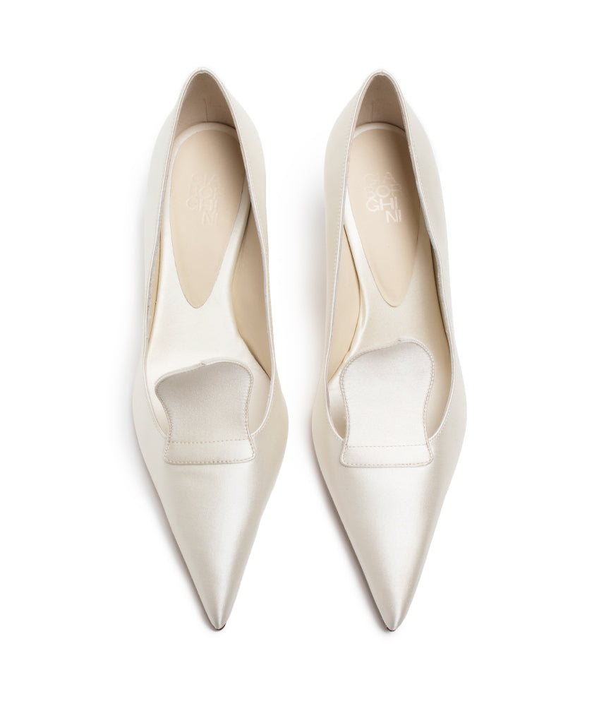 RENATA SATIN IN IVORY