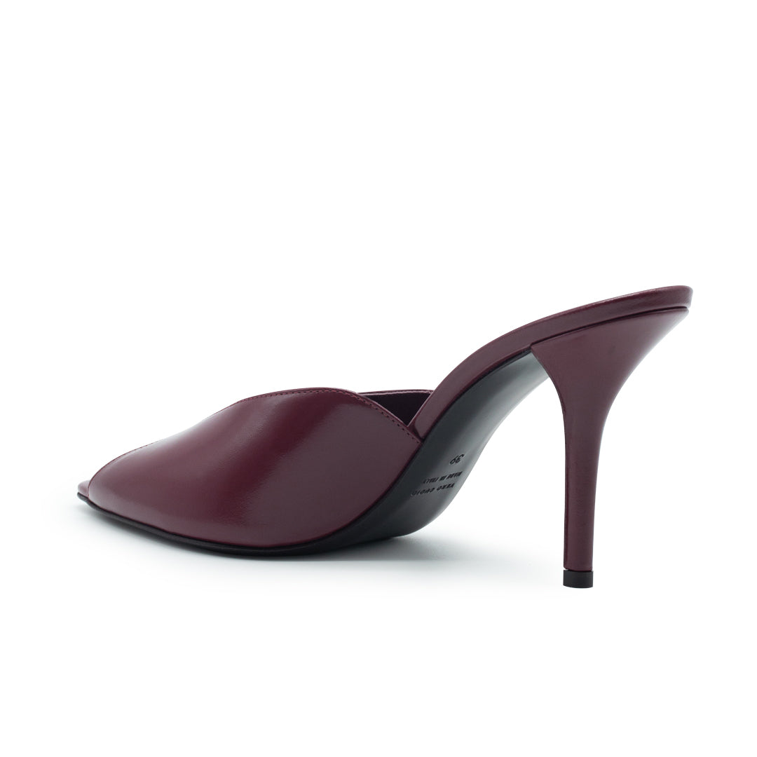 ROMI SHINY CALF LEATHER BORDEAUX