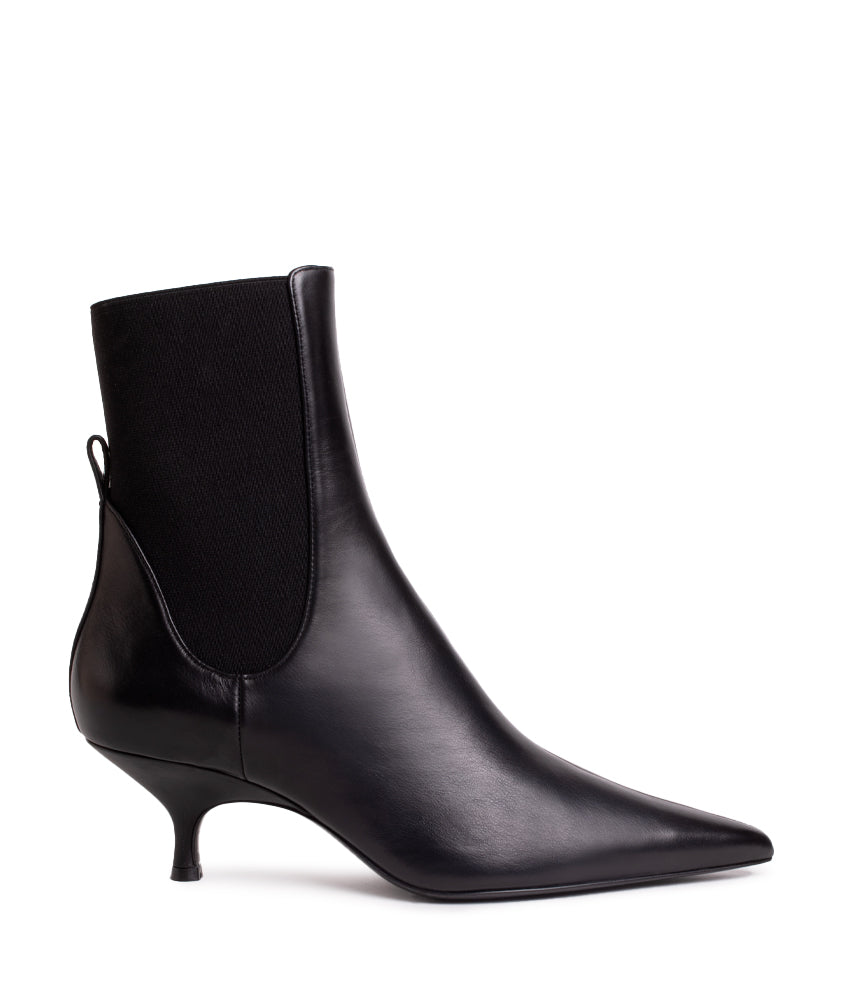 TARA CALF LEATHER IN BLACK