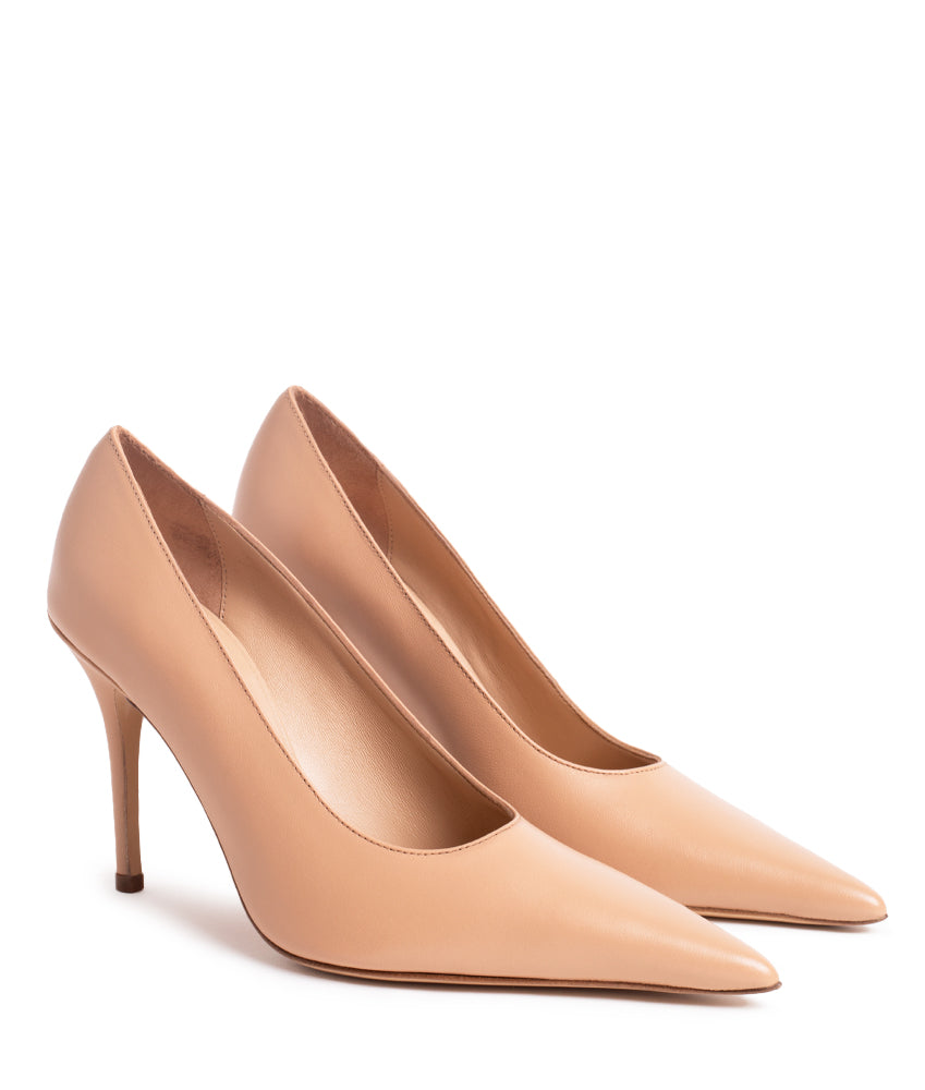 AMELIA CALF LEATHER IN BISQUE