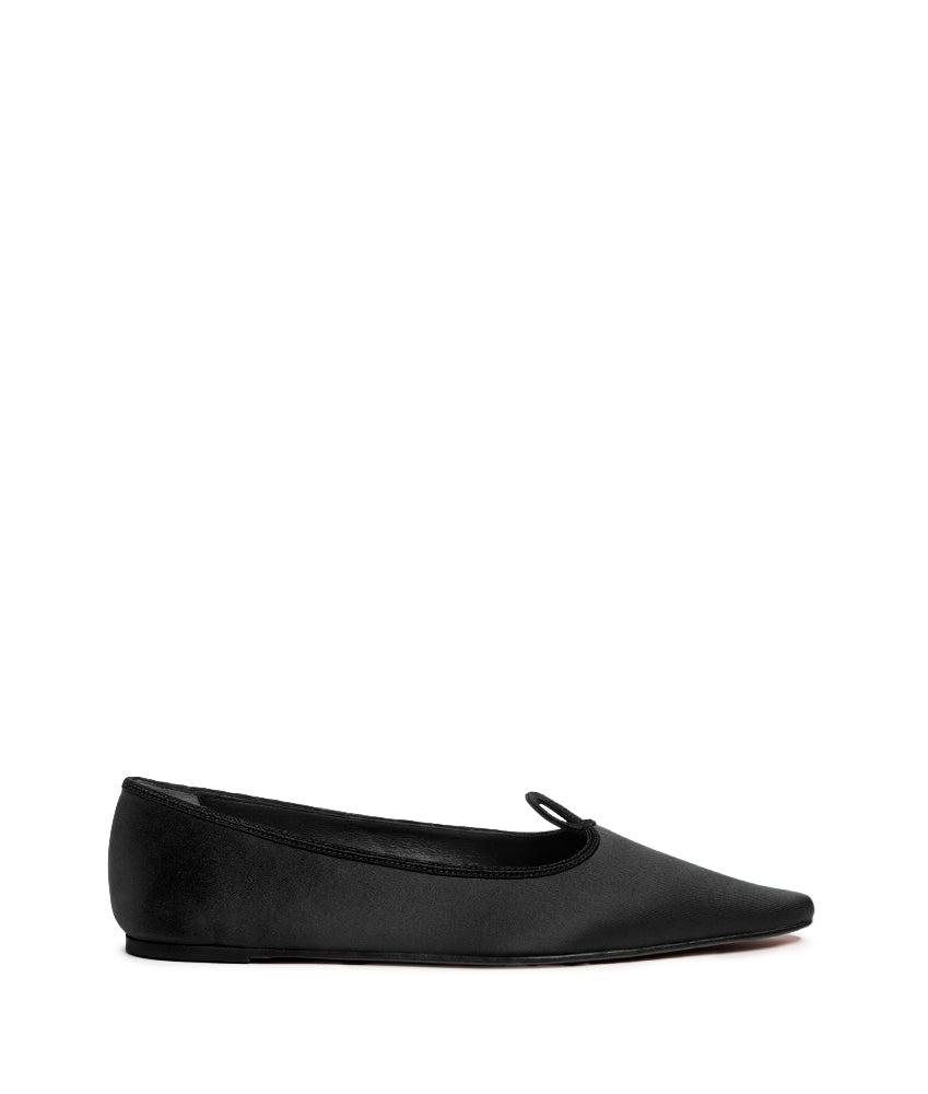 AUDREY SATIN IN BLACK