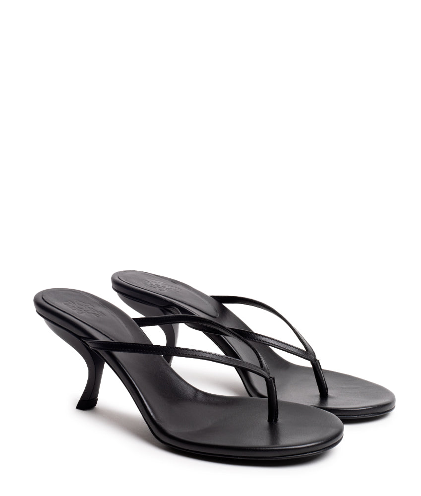 AURORINA CALF LEATHER IN BLACK