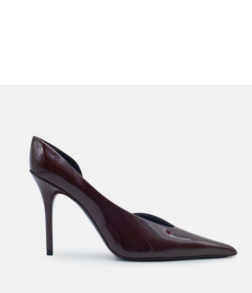 BARBARA PATENT LEATHER IN BURGUNDY