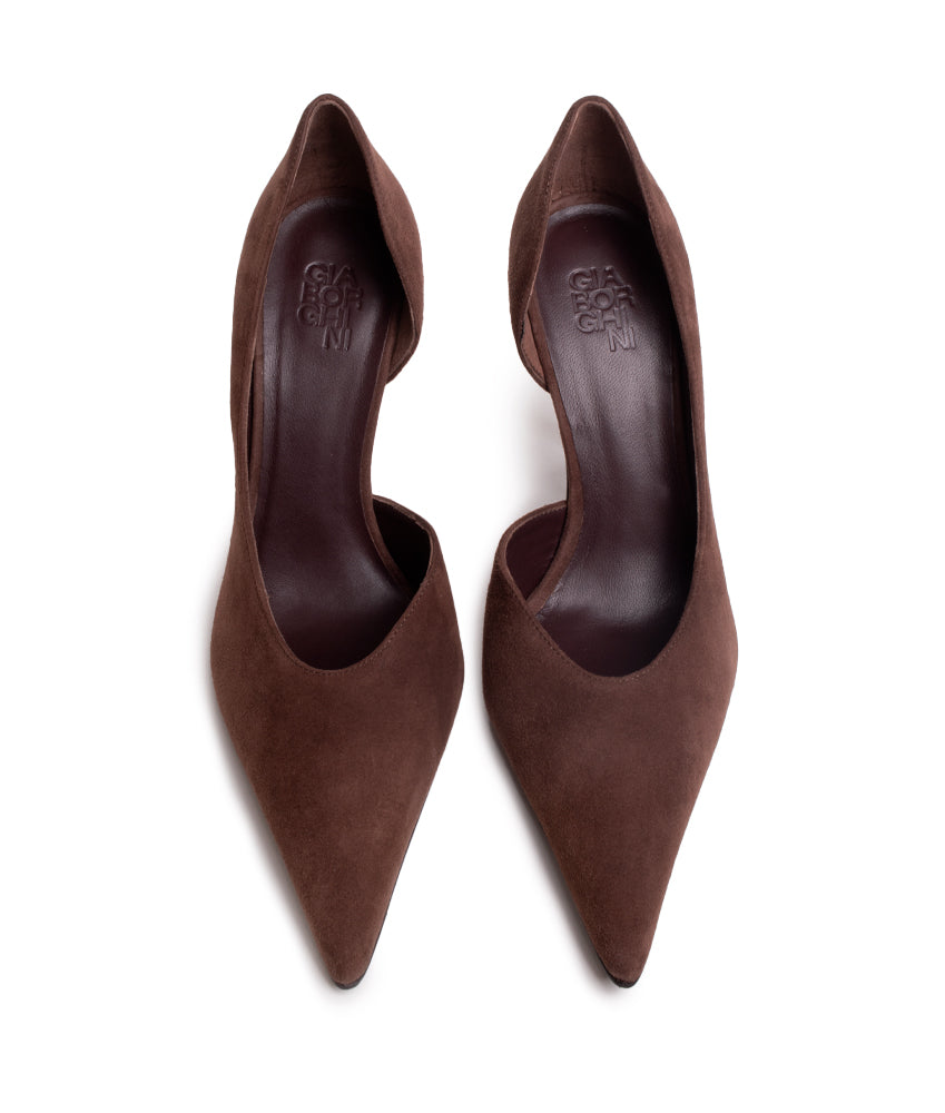 BARBARA SUEDE LEATHER IN CHOCOLATE