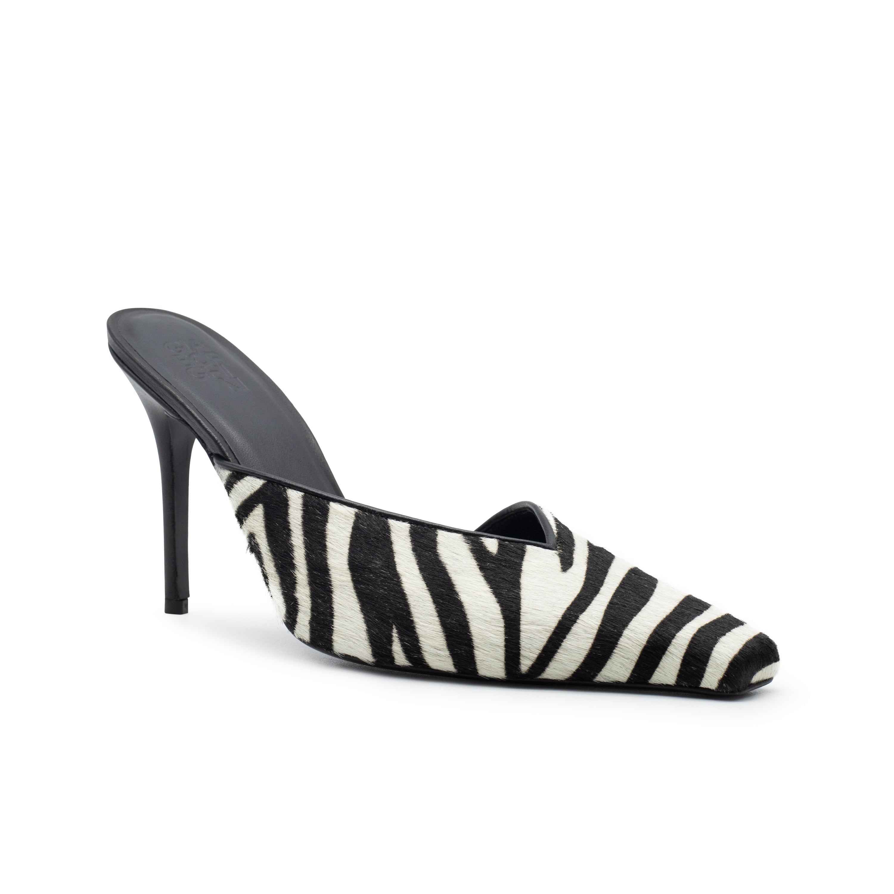 BOSS MULE ZEBRA PONY LEATHER