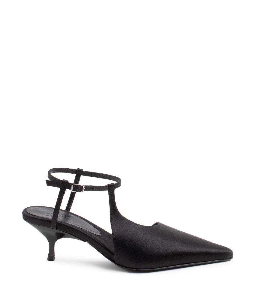 CALLAS SATIN IN BLACK