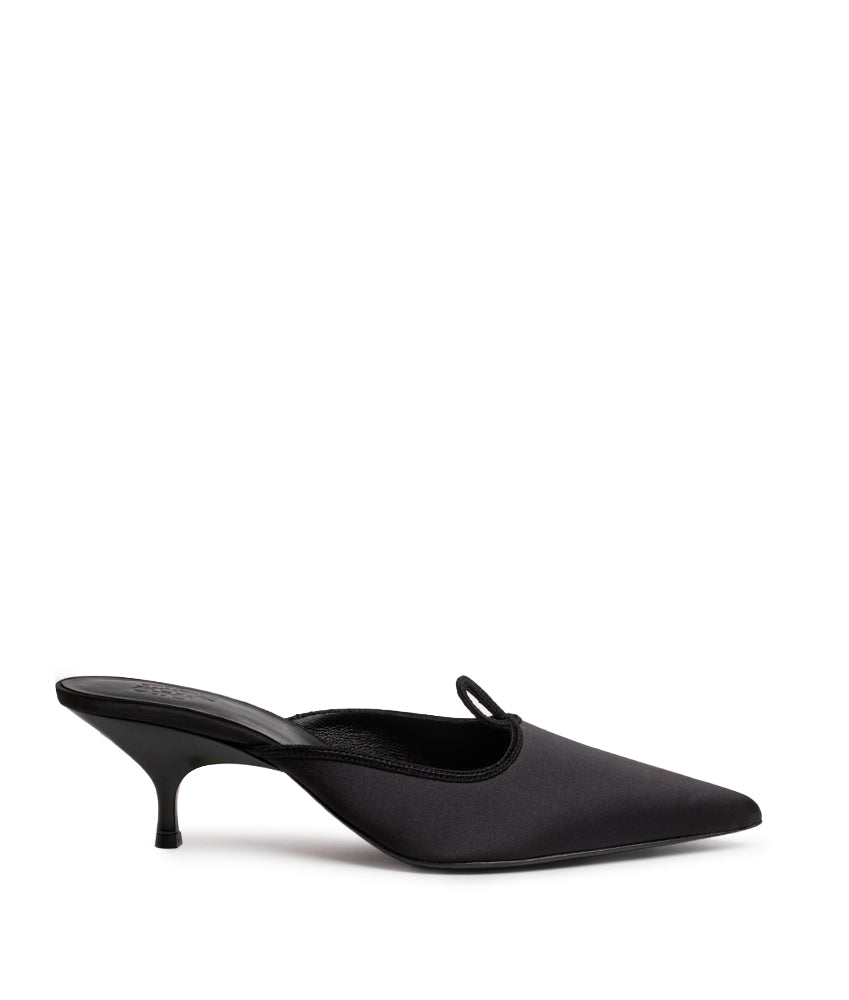ELIZA SATIN IN BLACK