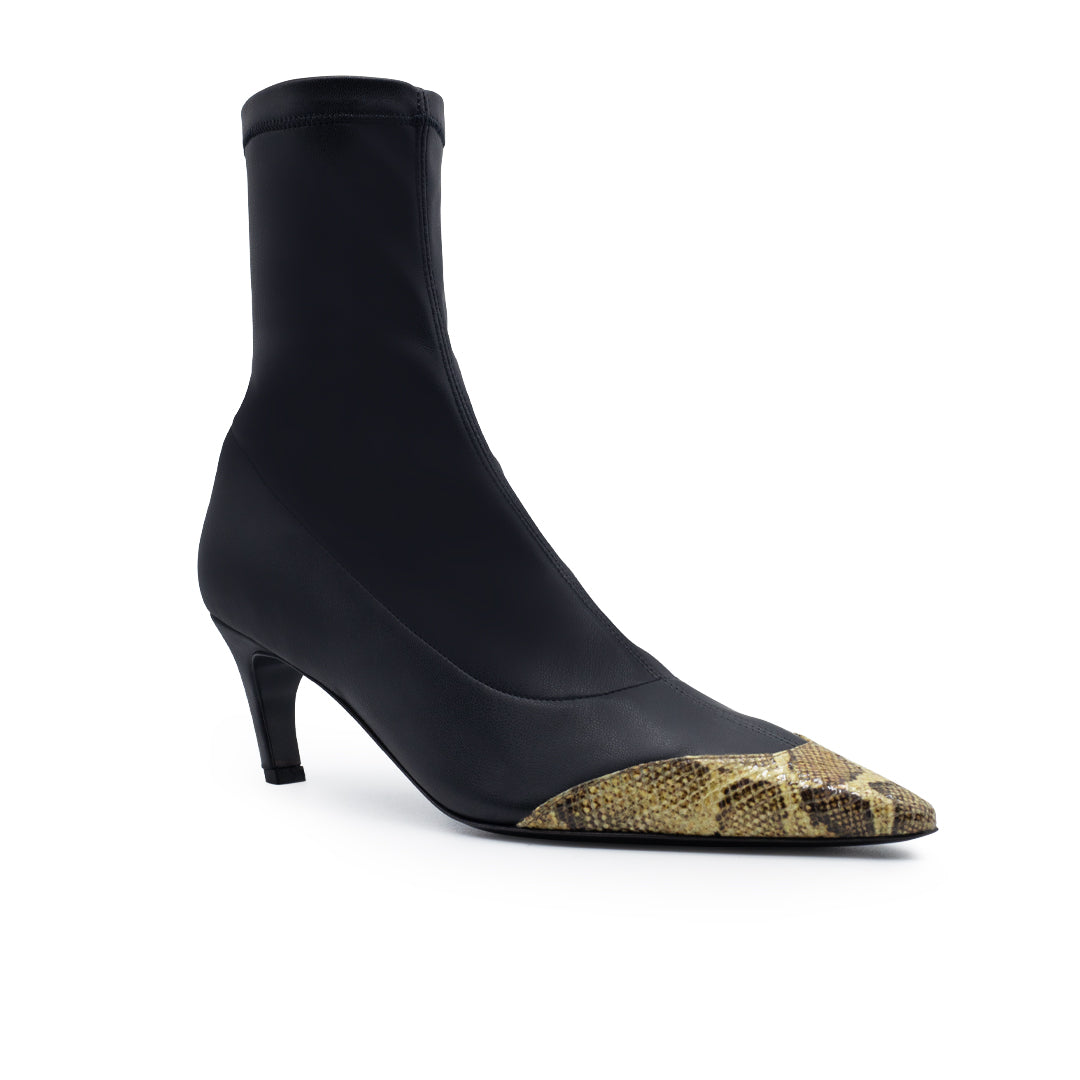 FRANCES SYNTHETIC LEATHER STRETCH BLACK E PYTHON
