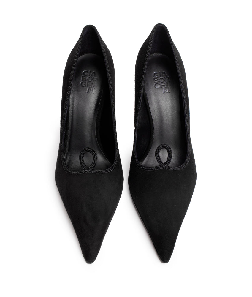 GALATEA SUEDE LEATHER IN BLACK