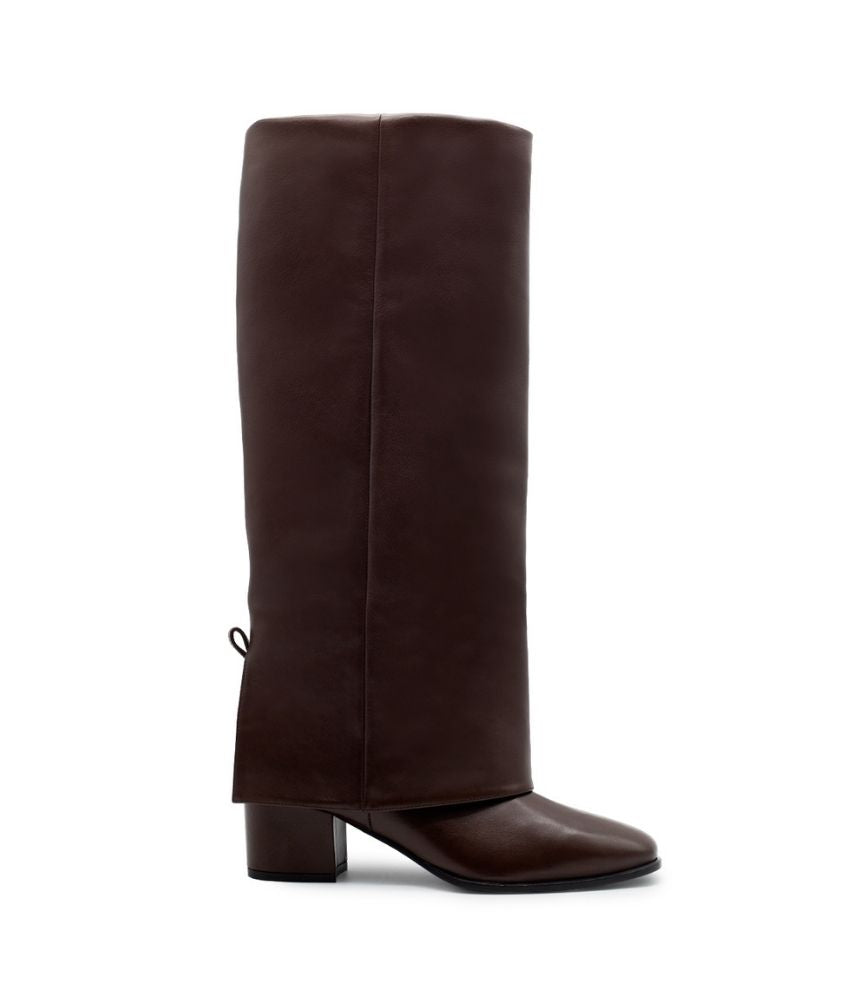 GEORGINA CALF LEATHER IN BROWN