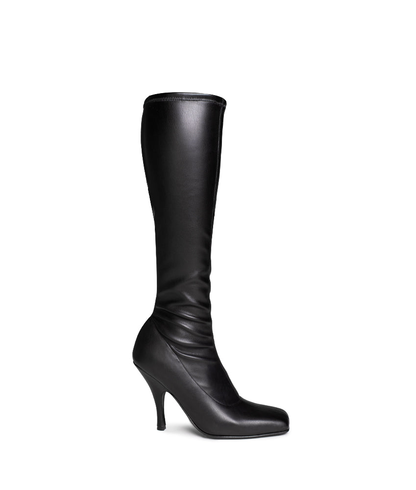 LOLITA SYNTHETIC LEATHER IN BLACK
