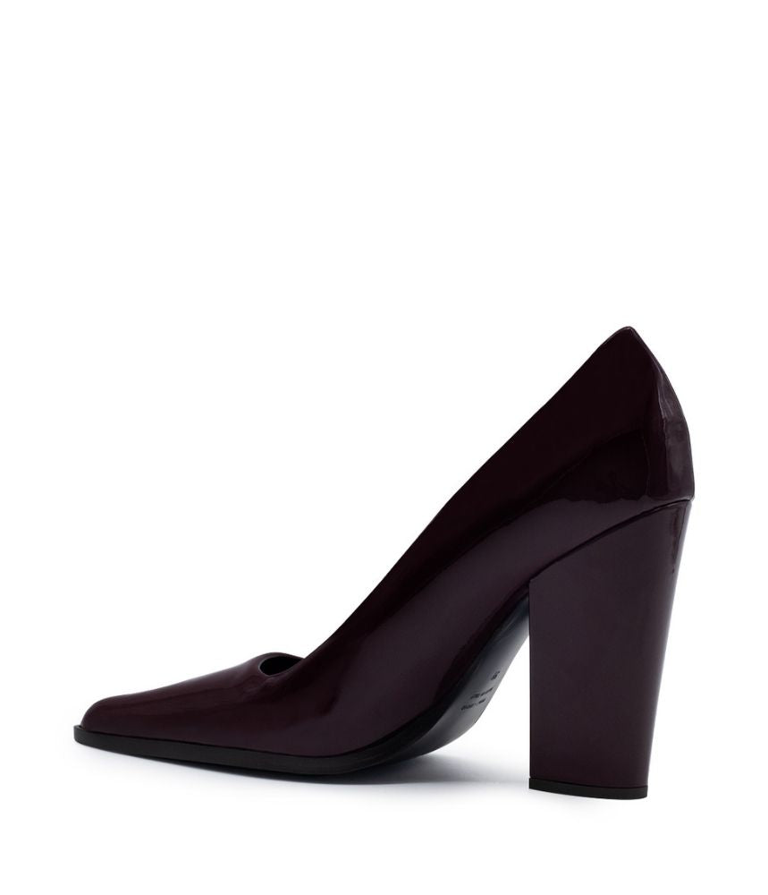 LYNN PATENT LEATHER IN BURGUNDY