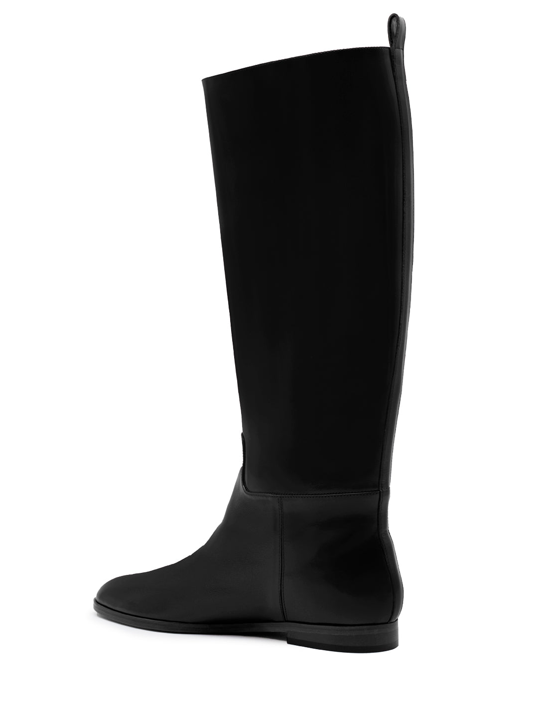MARTA SHINY CALF LEATHER IN BLACK