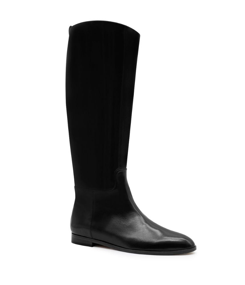 MARTA SHINY CALF LEATHER IN BLACK